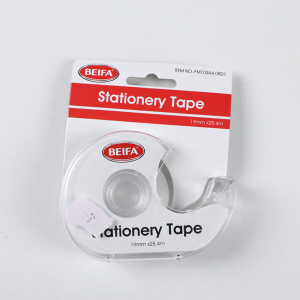 FM104A4 Milk white stationery tape holder set
19mm x 25,4mm