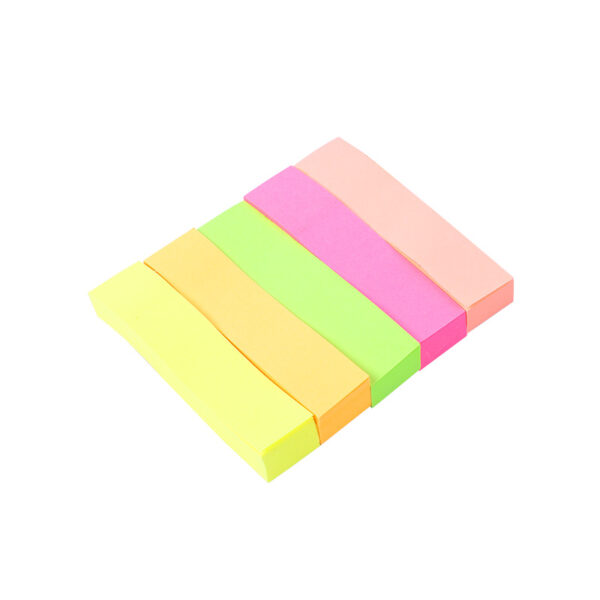 Fluorescent special shaped 5-in-1 sticky notes 3 * 3 inches