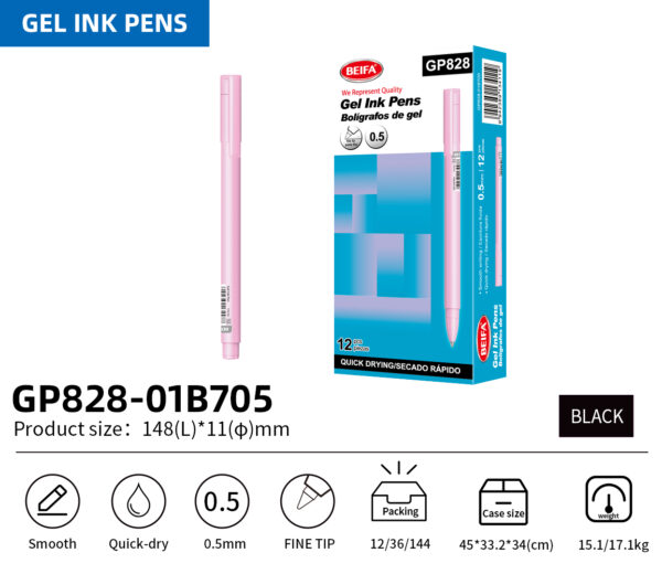 Pink- ink black