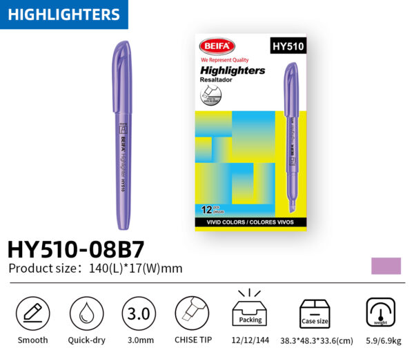 Highlighter purple
