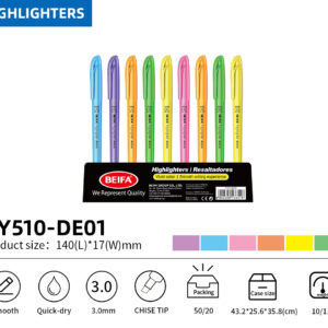 Highlighter 6 color set 50PCS