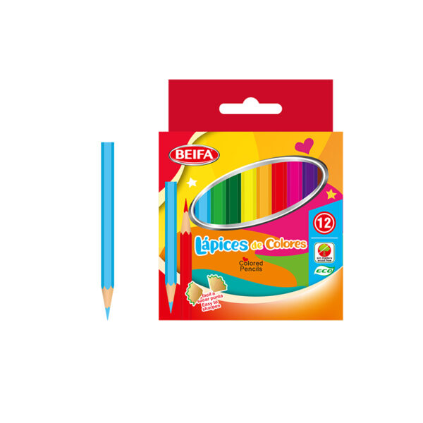 Colored pencil 12c (pendek)