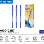 TA600-02B7 Semi Gel Pen 0,5mm Blue